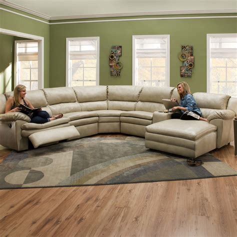 Buy Simmons Leather Sectional